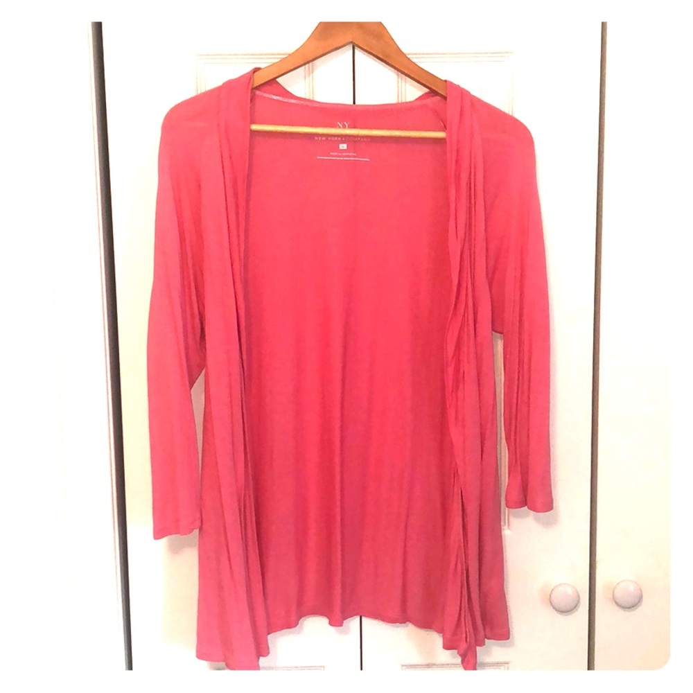 New York & Company Lightweight 3/4 sleeve Cardigan